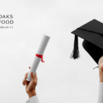 HOE Scholarship - Heritage Oaks of Englewood Scholar holding hat and diploma